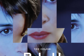 Film Blu, uno dei film de La trilogia dei colori di Krzysztof Kieślowski 50x70
