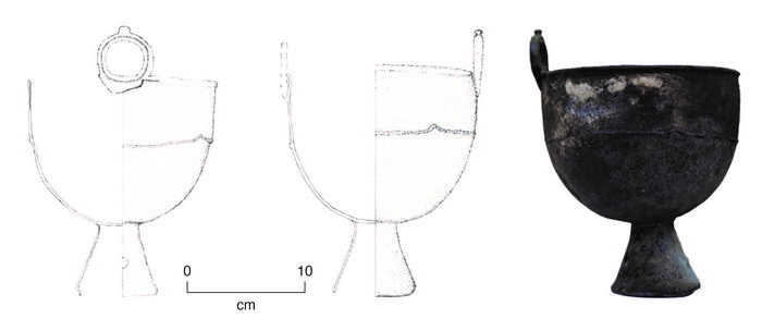 blood yak milk Mongolian Bronze Age The second cauldron found at the excavation site and analyzed. Credits: Jamsranjav Bayarsaikhan and Bruce Worden