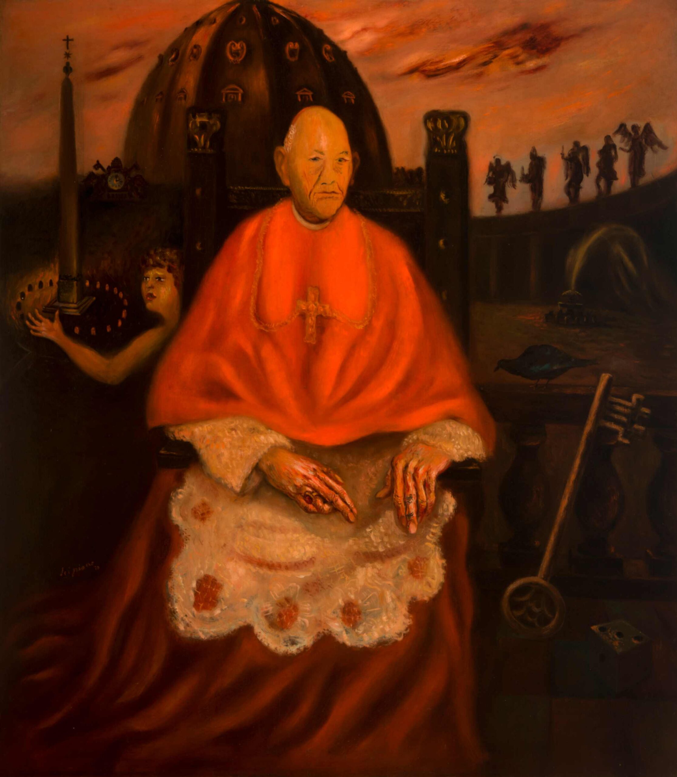 3. Scipione (Gino Bonichi),Il Cardinal Decano, 1930 olio su tavola, cm 133,7x117,3 Roma, Galleria d’Arte Moderna