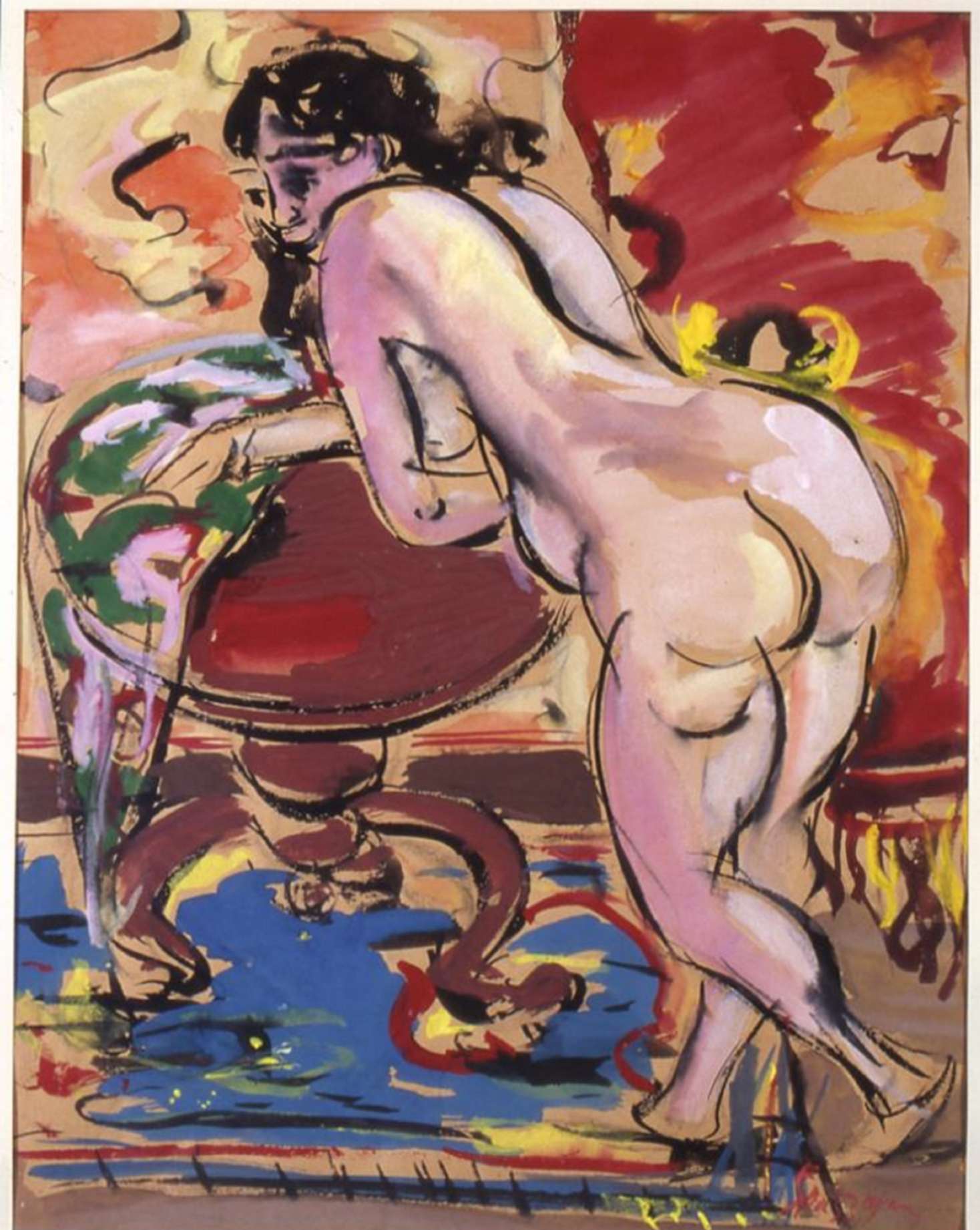 7. Luigi Spazzapan, Kyralina, 1930 tempera su carta e acquerello, mm 470x360Roma, Galleria d’Arte Moderna