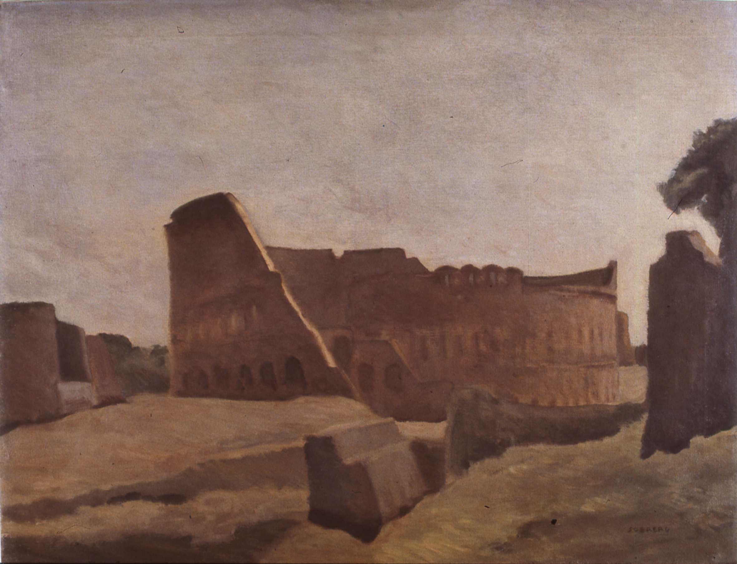 8. Emilio Sobrero, Colosseo, 1927-1935olio su tela, cm 68x89 Roma, Galleria d’Arte Moderna