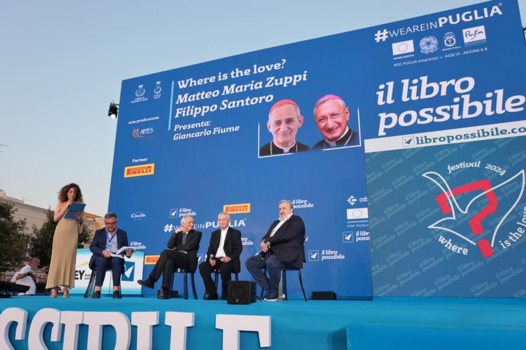 XXIII edizione del festival Il Libro Possibile - prima giornata Matteo Zuppi Monsignor Santoro