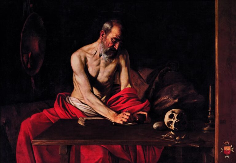 Michelangelo Merisi detto il Caravaggio, San Girolamo scrivente furto a Malta