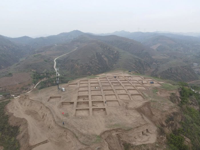 Parte di una grande città dell'età del bronzo è stata portata alla luce nel sito di Zhaigou. (Crediti per la foto: Amministrazione nazionale del patrimonio culturale)